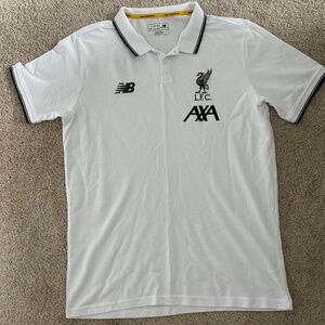 New Balance Liverpool FC Polo - White - Size L
